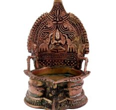 Brass Oil Lamp Gajalakshmi Vilakku Lakshmi