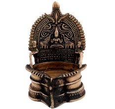 Divine Hand Made Brass Lakshmi Oil Lamp
