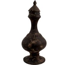 Old Engraved Brass Munhall  Water Pot With Lid  And Spout