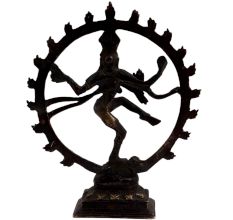 Brass Shiva Dancing Natraj Decorative Structure