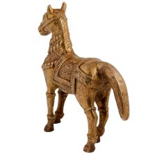 Brass Standing Horse For Home Decoration