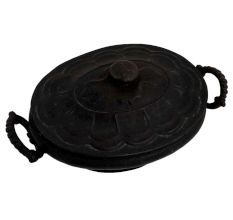 Brass Cooking Pot With Lid with Knob Finial