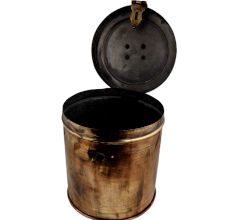 Long Cylindrical Storage Box With  Handle On Lid