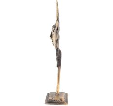 Brass Sun God Face On Stand