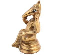 Brass Bhagwan Ganesha Statue With Long Ears
