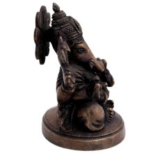 Brass Ganesha Blessing Statue For Home Decoration