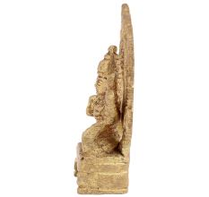 Brass Maha Laxmi Goddess Statue On Throne With Prabhavali