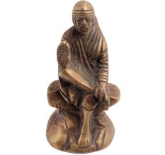 Brass Shirdi Sai Baba Statue Popular Religious Gift