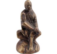 Brass Shirdi Sai Baba Statue Popular Religious Gift