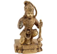 Brass Hanumanji Pavan Putra Statue