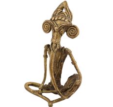 Handmade Tribal Brass Ganesha Statue