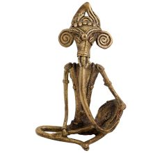 Handmade Tribal Brass Ganesha Statue