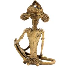 Handmade Tribal Brass Ganesha Statue