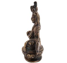 Brass Kuber God Statue Chinese Temple Art