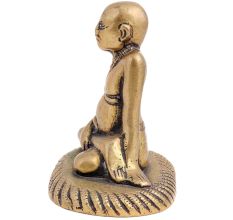 Brass Sitting Guru Statue