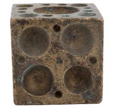 Modern Design Brass Cube Paperweight