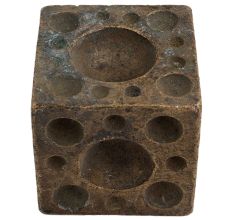 Modern Design Brass Cube Paperweight