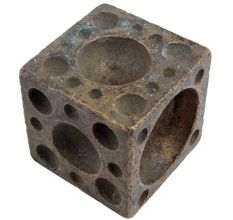 Modern Design Brass Cube Paperweight
