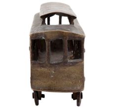 Handmade Brass Vintage Railway Engine Toy