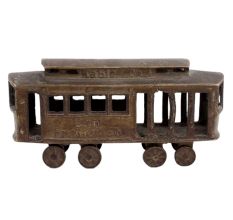 Handmade Brass Vintage Railway Engine Toy