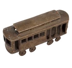 Handmade Brass Vintage Railway Engine Toy