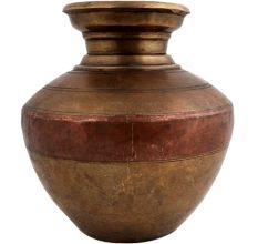 Ganga Jamuna Water Pot Vintage  Copper Lota