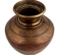 Ganga Jamuna Water Pot Vintage  Copper Lota