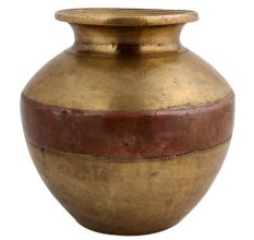 Handmade Water Pot Ganga Jamuna Copper Worship  Lota