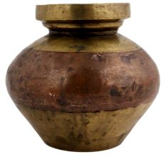 Spiritual Ganga Jamuna Brass Copper Pot