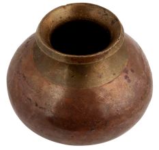 Copper And Brass Ganga Jamuna Temple Water Pot