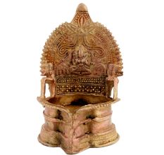 Old Handcrafted Diya Goddess Laxmi OIL Lamps