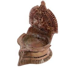 Small Brass Laxmi Oil Lamp  Kamatchi VilakkuÂ Lamp