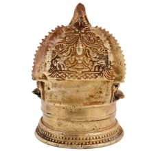 Hindu God Laxmi Diya Brass Oil Lamp