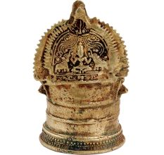 Authentic Brass Lakshmi oil Lamp Gajalakshmi Vilakku Diya