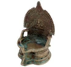 Spiritual Handmade Laxmi Brass Oil Lamp For Decoration