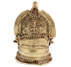 Engraved Brass Goddess Laxmi Worship