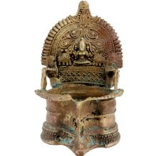 Brass Heritage Laxmi Oil Lamp Deepam