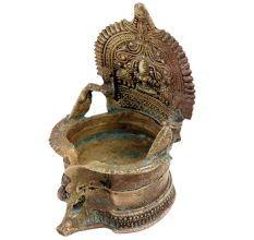 Brass Heritage Laxmi Oil Lamp Deepam