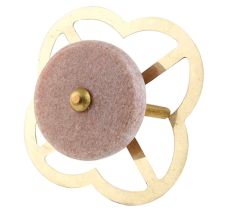 Baby Pink Pink Stone Flat Dresser Knob