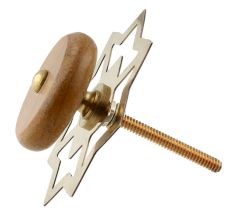 Brown Stone Flat Cabinet Knob