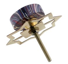 Purple Texture Stone Brass Cabinet knob