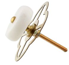 White Stone Flat Drawer Knob Online