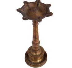 Spiritual 7 Wick Brass Oil Lamp On Stand