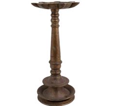 Brass Oil Lamp Segmented South Indian Lamp