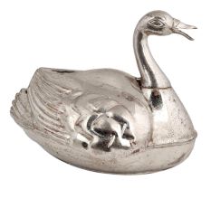 Brass Duck Storage Box Silver Nickel Box Home Decoration