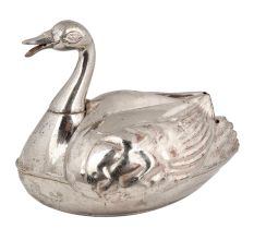 Brass Duck Storage Box Silver Nickel Box Home Decoration