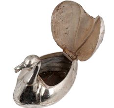 Brass Duck Storage Box Silver Nickel Box Home Decoration
