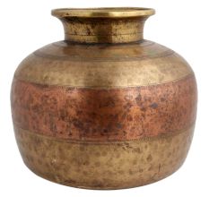 Ganga Jamuna Hand beaten Water Pot