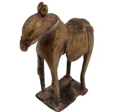 Handmade Brass Standing Statue Folk Art DÃ©cor