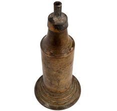 Brass Long Cylindrical Shape Traditional Oil Lamp